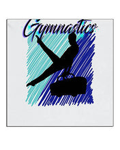 G013 Personalized Airbrush Gymnastics Ceramic Coaster