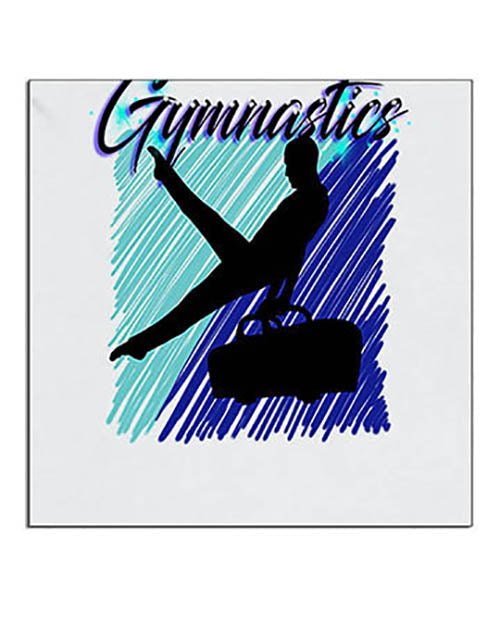 G013 Personalized Airbrush Gymnastics Ceramic Coaster