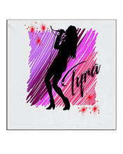G014 Personalized Airbrush Singer Musician Ceramic Coaster