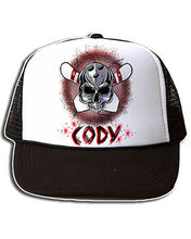 G017 Personalized Airbrush Bowling Snapback Trucker Hat