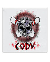 G017 Personalized Airbrush Bowling Ceramic Coaster