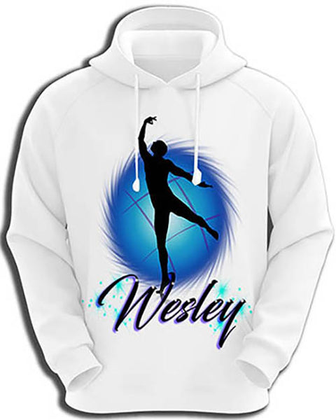 G019 Personalized Airbrush Dance Hoodie Sweatshirt