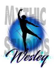 G019 Personalized Airbrush Dance Ceramic Coffee Mug