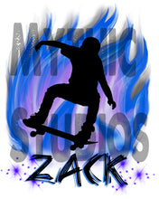 G024 Personalized Airbrush Skateboarding Ceramic Coaster