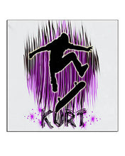 G025 Personalized Airbrush Skater Ceramic Coaster