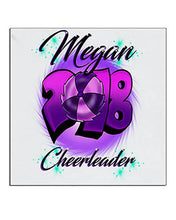 G027 Personalized Airbrush Cheerleading Ceramic Coaster