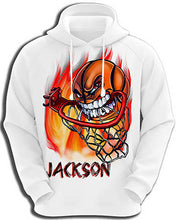 G034 Personalized Airbrush Basketball Hoodie Sweatshirt