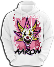 H052 Personalized Airbrushed Wicked clown Hoodie Sweatshirt