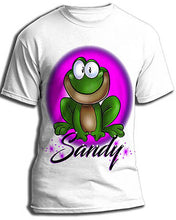 I015 Personalized Airbrush Frog Tee Shirt