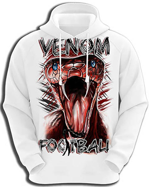 I028 Personalized Airbrush Viper snake Hoodie Sweatshirt
