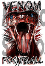 I028 Personalized Airbrush Viper snake Hoodie Sweatshirt