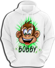 LB008 custom personalized airbrush little Monkey Hoodie Sweatshirt