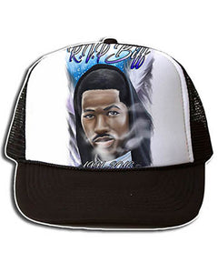 X005 Personalized Airbrush Portrait Snapback Trucker Hat