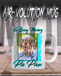 PT001 Personalized Airbrush Your Photo On a Ceramic Coffee Mug
