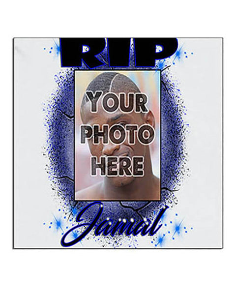 PT002 Personalized Airbrush Your Photo On a Ceramic Coaster