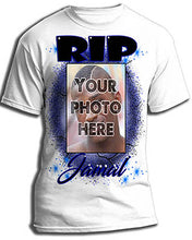 PT001 Personalized Airbrush Your Photo On a Tee Shirt