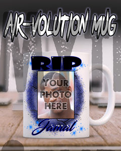 PT002 Personalized Airbrush Your Photo On a Ceramic Coffee Mug
