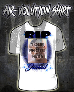 PT002 Personalized Airbrush Your Photo On a Tee Shirt