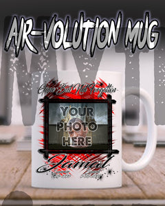 PT005 Personalized Airbrush Your Photo On a Ceramic Coffee Mug