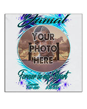 PT006 Personalized Airbrush Your Photo On a Ceramic Coaster