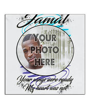 PT008 Personalized Airbrush Your Photo On a Ceramic Coaster