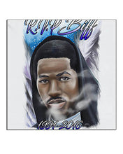 X006 Personalized Airbrush Portrait Coaster