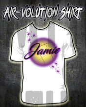 A006 Personalized Custom Airbrushed Name Writing Color Party Design Gift Shirt