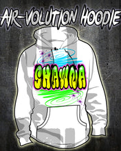 A010 Personalized Custom Airbrushed Name Writing Color Party Design Gift Hoodie