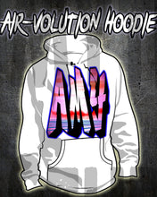 A014 Personalized Custom Airbrushed Name Writing Color Party Design Gift Hoodie