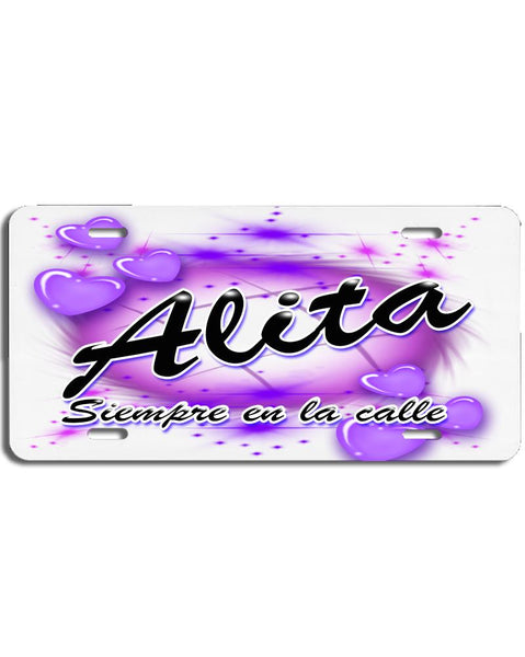 A020 Digitally Airbrush Painted Personalized Custom Hearts Name Design  Hoodie Sweatshirt Kids And Adult