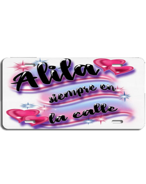 A021 Digitally Airbrush Painted Personalized Custom Hearts Name Design  Hoodie Sweatshirt Kids And Adult