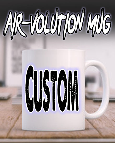 Z004 Custom Ceramic Coffee Mug "Design You Own"