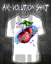 F003 Personalized Airbrushed Best Friend Cherries T-Shirt