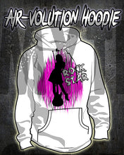 F017 Personalized Airbrushed Rock Star Hoodie Sweatshirt