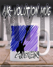 F020 Personalized Airbrushed Guitar Ceramic Coffee Mug