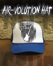 F021 Personalized Airbrushed Guitar Snapback Trucker Hat