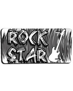 F021 Personalized Airbrushed Guitar License Plate Tag