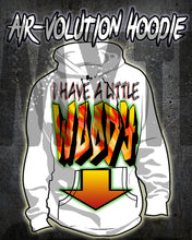 F036 Personalized Airbrushed Arrow Hoodie Sweatshirt