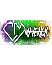 F051 Digitally Airbrush Painted Personalized Custom CM Logo    Auto License Plate Tag