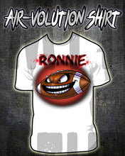 G003 Personalized Airbrush Football Tee Shirt
