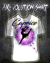 G018 Personalized Airbrush Dancer Tee Shirt