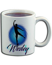 G019 Personalized Airbrush Dance Ceramic Coffee Mug