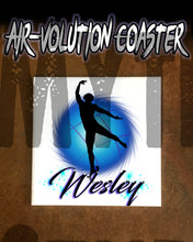 G019 Personalized Airbrush Dance Ceramic Coaster