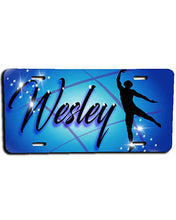 G019 Personalized Airbrush Dance License Plate Tag