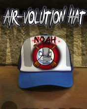 G020 Personalized Airbrush Baseball Snapback Trucker Hat