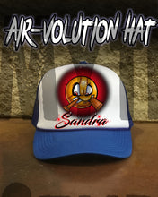 G021 Personalized Airbrush Baseball Snapback Trucker Hat
