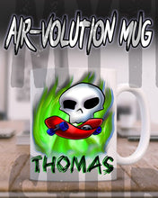 G023 Personalized Airbrush Skateboarding Ceramic Coffee Mug