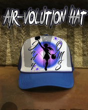 G026 Personalized Airbrush Cheer Snapback Trucker Hat
