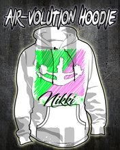 G032 Personalized Airbrush Cheerleading Hoodie Sweatshirt