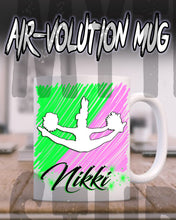 G032 Personalized Airbrush Cheerleading Ceramic Coffee Mug